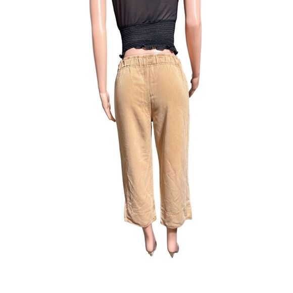 Pulp women mid rise tencel crop capris pants M - Picture 3 of 8